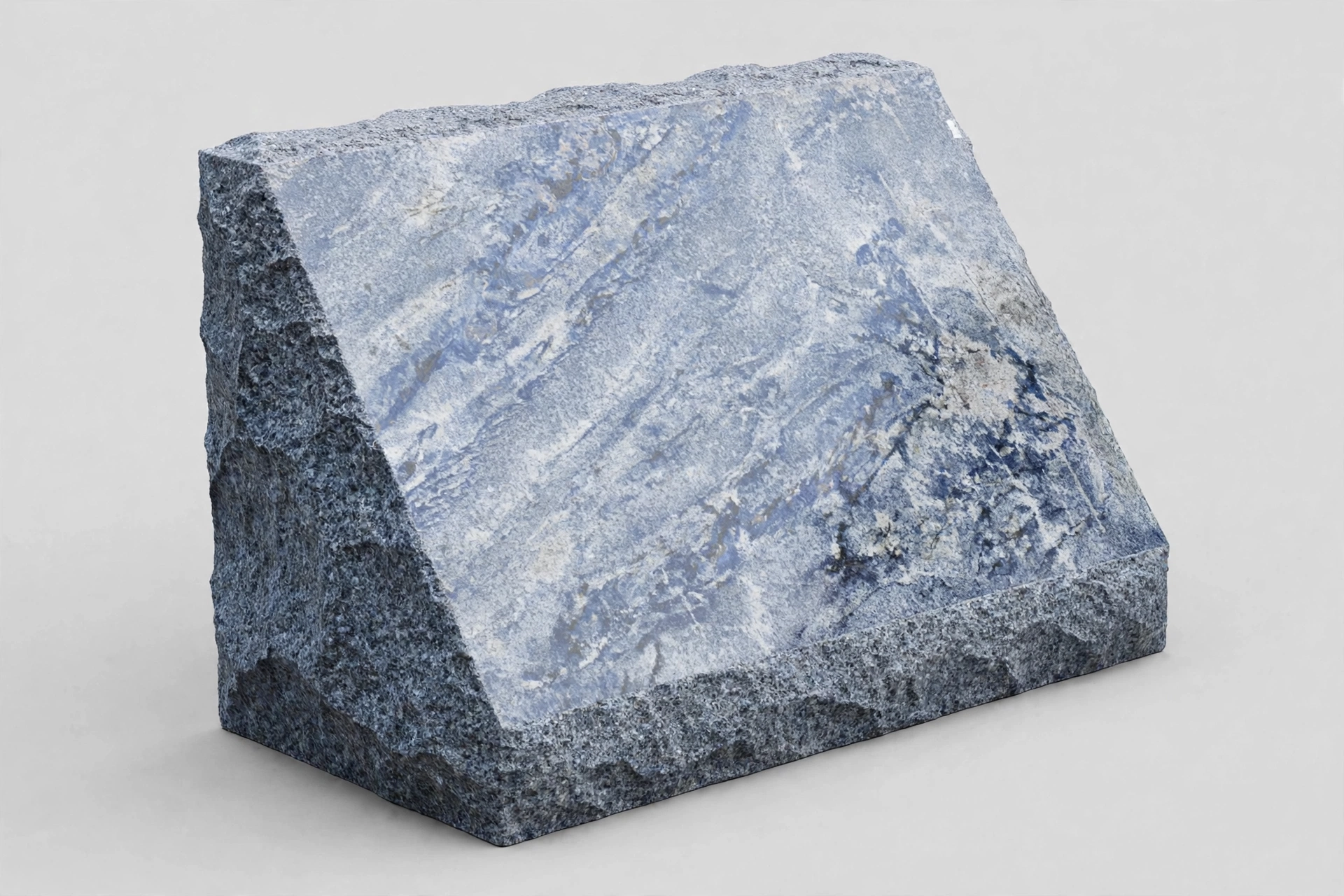 Bahama Blue granite slant marker