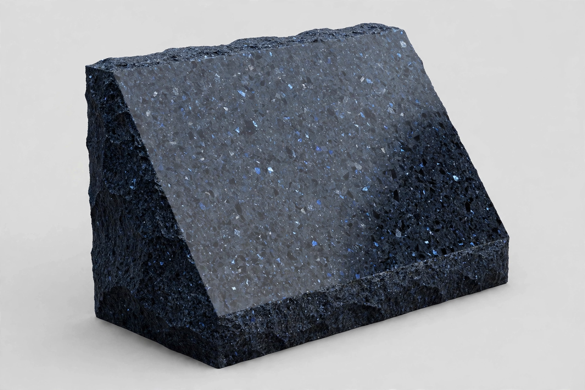 Galactic Blue granite slant marker