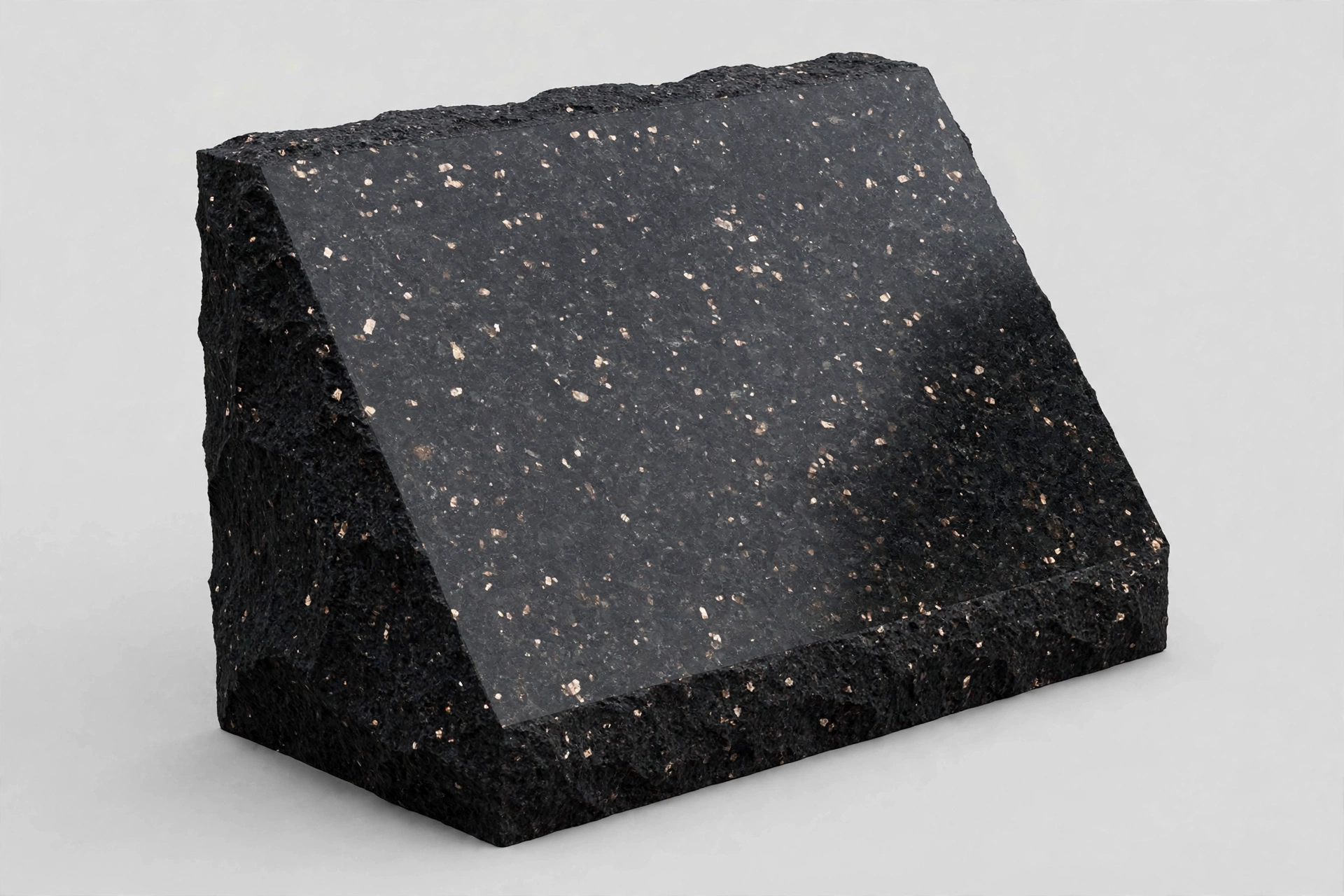 Galaxy Black granite slant marker