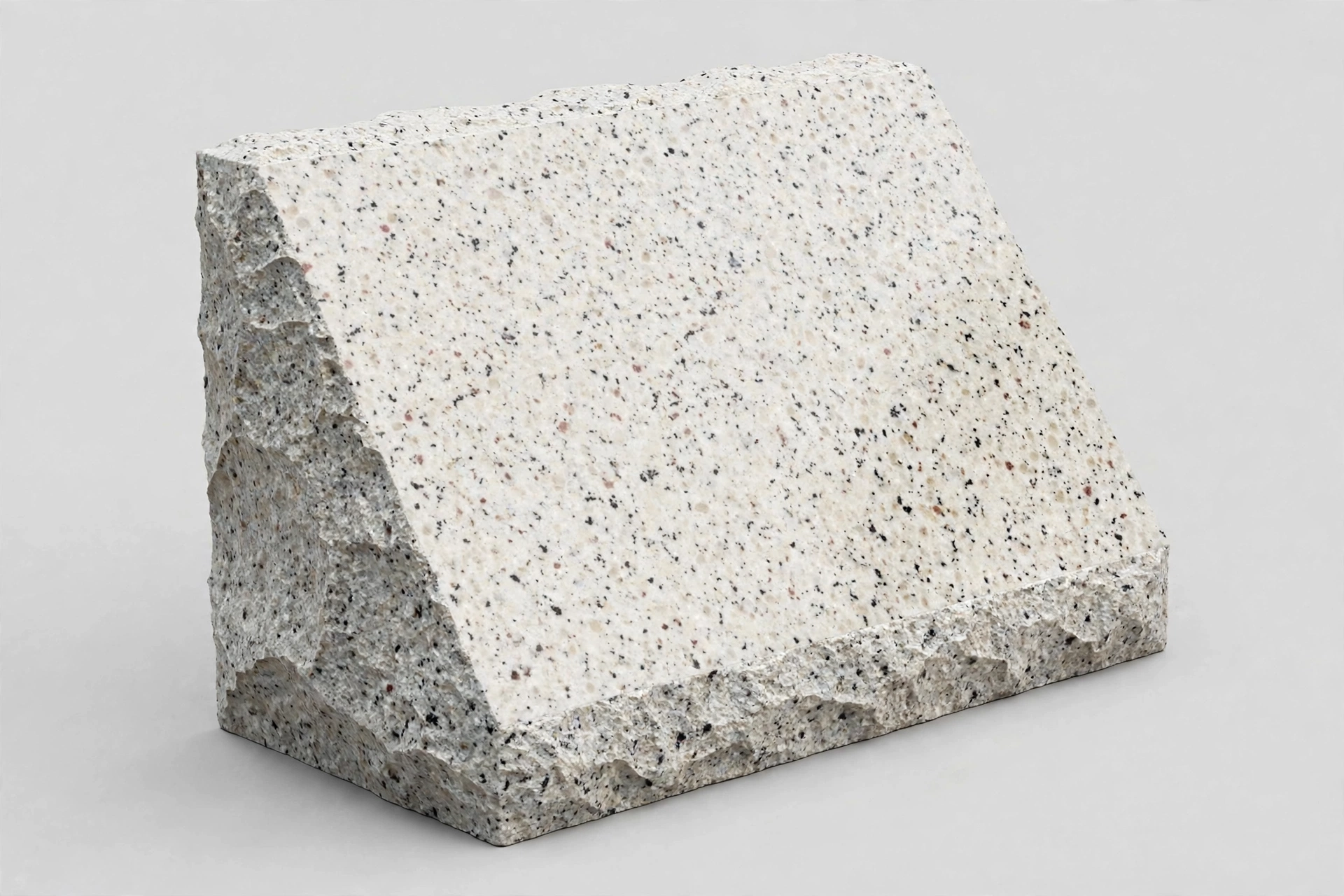 White Pearl granite slant marker